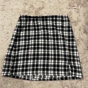 Plaid skirt